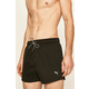 Mens Pumas Short Length Swimming Shorts, Black, Size XS, Clothing