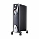 slomart radiator edm black edition črn/siv 1500 w