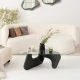 Hanah Home Klub sto Freya, 94x38x72 cm, Antracit