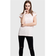Womens T-shirt with extended shoulder pink