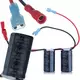 OEM CapXon Set Elektrolitski Kondenzator 220uF 450V – Priključki, O25x46mm, 105°C, Termokrčljiva Cev