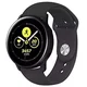 shumee SILIKONSKI GUMIJASTI PASČEK ZA SAMSUNG GALAXY WATCH ACTIVE 2 20 MM - ČRN