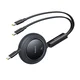 BASEUS Zvit kabel 2 v 1 USB-C 100 W, 1,2 m – črn