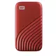 WD 500GB my passport SSD - portable SSD, up to 1050MB/s Read and 1000MB/s write speeds, USB 3.2 Gen 2 - red