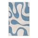 Modra pralna preproga 60x100 cm Blue Latte – Mila Home