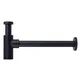 Sifon za lavabo COPEN 5/4 okrugli LUX mat crni