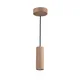 Spot-Light 1551174 - LED luster na sajli PIPE 1xGU10/5W/230V matni hrast