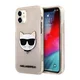 Maska Karl Lagerfeld Glitter Cat za iPhone 12 Mini, Zlatna
