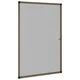 Vidaxl Komarnik za okna rjav 80x120 cm