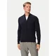 BOSS Pletena jopica H-Balonso 50566344 Modra Regular Fit