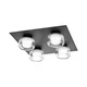 Osram -LED plafonsko svetlo za kupatilo ORBIS FLAME 4xLED/5,5W/230V IP44 crna
