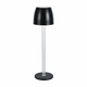 V-TAC LED punjiva stolna lampa 3W, 310lm, 3000K, IP20, 1800mAh, crna