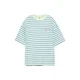 Pull&Bear Majica PACIFIC kraljevo modra / roza / off-bela