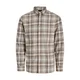 JACK & JONES Srajca JPRBluharvey rjava/temno siva/bela