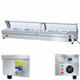 Royal Catering Bemar vodni grelnik s pipo in steklenim pokrovom, 2200 W, 30 l + 5 posod GN1/2