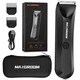 MAXGROOM Večnamenski vodoodporni trimer z LED-lučko, 2 nastavka, USB-C – komplet