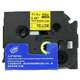Toner123 Kompatibilen trak (cev) za Brother HSe-631/HS-631/PT/P-Touch 11,7mm, termoskrčljiv (heat shrink tube) - črn izpis/rumen trak (cev)