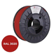 C-Tech PREMIUM LINE Tiskalna vrvica ( filament), PETG, transportna rdeča, RAL3020, 1,75mm, 1kg