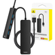 Baseus 4in1 Hub UltraJoy Lite USB-A to USB 3.0 1m (black)