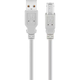 GOOBAY USB 2.0 male (Type A)/USB 2.0 male (Type B) 1,8m sivi kabel