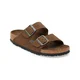 BIRKENSTOCK Arizona SF Suede Leather Narrow - Dark Tea Tonal Kostanjeva