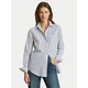 Lauren Ralph Lauren Bluza svetlo modra / črna / bela