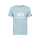 ALPHA INDUSTRIES Majica Basic Logo nebeško modra