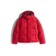Tommy Jeans Zimska jakna ALASKA češnjevo rdeča