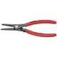 Knipex Natančne klešče za obročke varovalk Knipex, sivo atramentirane, 49 31 A2, 180 mm, vrtine 19 - 60 mm, koničaste in ravne