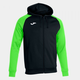 ACADEMY IV ZIP-UP HOODIE BLACK FLUOR GREEN XS