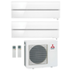 MITSUBISHI multi-split klimatska naprava (notranja enota 2x LN25VG in LN25VG + zunanja enota MXZ-2F33VF)