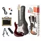 TERRIS TEP1RED električna gitara s pojačalom i priborom