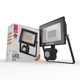 AVIDE Reflektor sa senzorom Slim PIR LED SMD 4K 30W crni