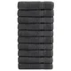 Vidaxl Premium kopalne brisače SOLUND 10 kos antracit 100x150cm 600gsm