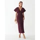 BWLDR Obleka ELIZA bordo
