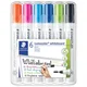Komplet markerjev za belo tablo, 2 mm, stožčasti, STAEDTLER Lumocolor 351, 6 različnih barv, 6 kosov