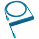 CableMod Classic Coiled Keyboard Cable Micro USB zu USB Typ A, Spectrum Blue - 150cm CM-CKCA-MLB-KLB150KLB-R