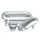 Bbo sklopiva kadica set (bl-bt338t) - grey ( BL-BT338TGREY )