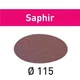 Brusni list Saphir STF D115/0 P80 SA/25 kos