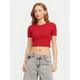JJXX Majica Florie 12217164 Rdeča Slim Fit