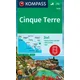 shumee Cinque Terre 1:35.000. Vodotesen turistični zemljevid 2450. Izdaja 2023. Kompass
