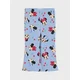 Sinsay - Flare pantalone Minnie Mouse - svetlo plava