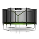 Neo-Sport Vrtni trampolin 12ft/374cm z zunanjo mrežo in lestvijo