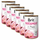 Konzerva Brit Paté & Meat PUPPY 6x400 g