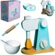 shumee TG67006 kuhinjski robotski robot, leseni mešalnik ZA otroke, komplet gospodinjskih aparatov, dodatki