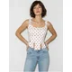 Bianco Lucci Top svetlo modra/off-bela