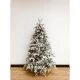 MAISON ADORABLE Novogodišnja jelka SNOWY PREMIUM SILVER FIR 240 cm, Zeleno- bela