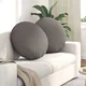 Jastučići za sjedenje 2 pcs Sivo-smeđa O60 x 21 cm tkanina