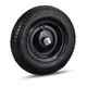 Northix Kolo za samokolnico 4.80 4.00-8 z osjo, premer 4.00-8, 4 pruge, nosilnost 450 kg