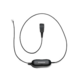 Jabra Smart Cord, QD to RJ10, straight , 0,8 meters, with 8-position switch configurator, for STD Headsets (88001-99)
